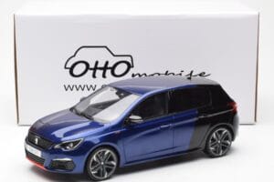 Peugeot 308 GTI Magnetic Син Черен Otto 1:18 OT922 Смола — снимка 6 от 6