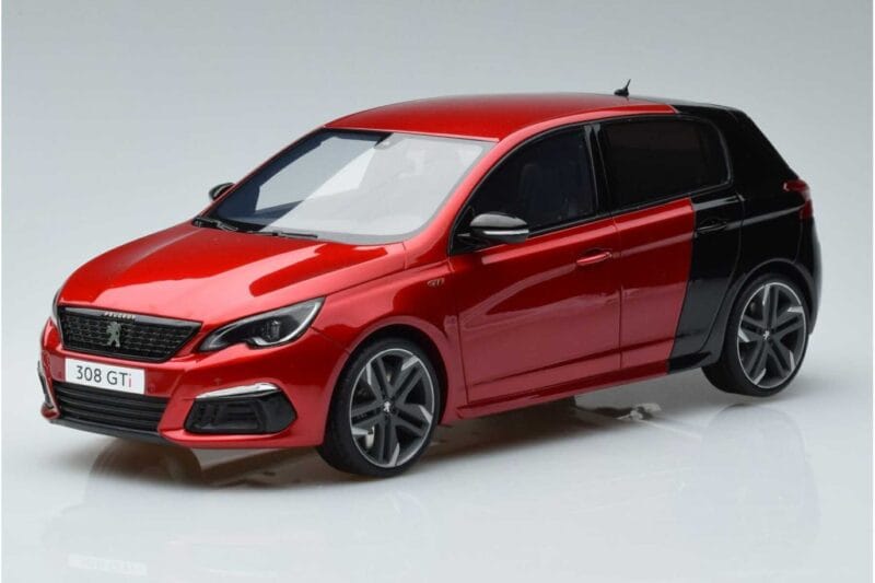 Peugeot 308 T9 GTI Червен Otto 1:18 OT368 Смола