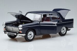 Peugeot 404 Син Norev 1:18 184836 Метал — снимка 2 от 7