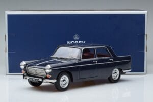 Peugeot 404 Син Norev 1:18 184836 Метал — снимка 7 от 7