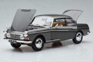 Peugeot 404 Coupe Graphite Сив Norev 1:18 184834 Метал — снимка 2 от 7