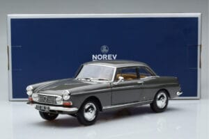 Peugeot 404 Coupe Graphite Сив Norev 1:18 184834 Метал — снимка 7 от 7