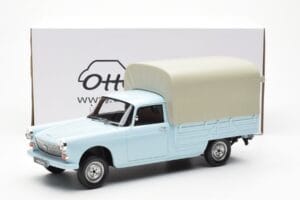 Peugeot 404 Pickup Bache Пастелно Синьо Otto 1:18 OT1036 Смола — снимка 6 от 6