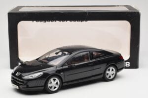 Peugeot 407 Coupe Черен Norev 1:18 184752 Метал — снимка 8 от 8