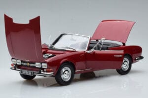 Peugeot 504 Кабриолет Червен Norev 1:18 184818 Метал — снимка 2 от 8