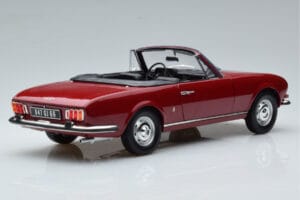 Peugeot 504 Кабриолет Червен Norev 1:18 184818 Метал — снимка 3 от 8