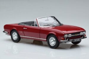 Peugeot 504 Кабриолет Червен Norev 1:18 184818 Метал — снимка 6 от 8