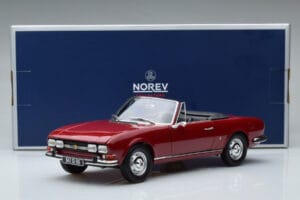 Peugeot 504 Кабриолет Червен Norev 1:18 184818 Метал — снимка 8 от 8