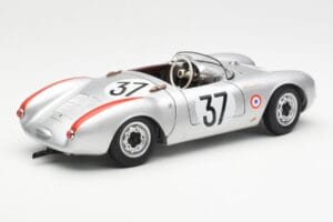 Porsche 550 RS Spyder #37 H. Polensky / R. von Frankenberg 24 Hours of Le Mans 1955 Schuco 1:18 450033400 Метал — снимка 3 от 8