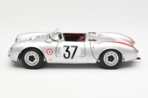 Porsche 550 RS Spyder #37 H. Polensky / R. von Frankenberg 24 Hours of Le Mans 1955 Schuco 1:18 450033400 Метал — снимка 4 от 8