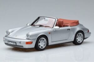 Porsche 911 964 Carrera 2 Кабриолет Сребрист Norev 1:18 187330 Метал