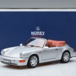 Porsche 911 964 Carrera 2 Кабриолет Сребрист Norev 1:18 187330 Метал - image 7 of 7