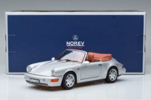Porsche 911 964 Carrera 2 Кабриолет Сребрист Norev 1:18 187330 Метал — снимка 7 от 7