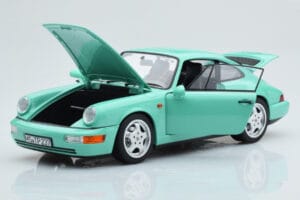 Porsche 911 964 Carrera 2 Mint Зелен Norev 1:18 187327 Метал — снимка 2 от 8