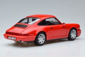Porsche 911 964 Carrera 2 Червен Norev 1:18 187320 Метал — снимка 3 от 7