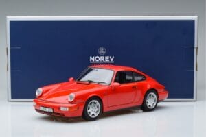 Porsche 911 964 Carrera 2 Червен Norev 1:18 187320 Метал — снимка 7 от 7