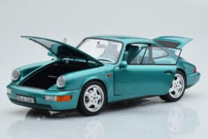 Porsche 911 964 Carrera 2 Wimbledon Зелен Norev 1:18 187329 Метал — снимка 2 от 8