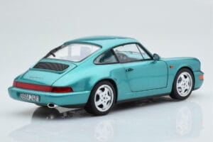Porsche 911 964 Carrera 2 Wimbledon Зелен Norev 1:18 187329 Метал — снимка 4 от 8