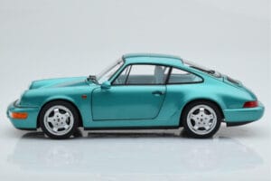 Porsche 911 964 Carrera 2 Wimbledon Зелен Norev 1:18 187329 Метал — снимка 5 от 8