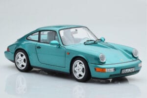 Porsche 911 964 Carrera 2 Wimbledon Зелен Norev 1:18 187329 Метал — снимка 6 от 8