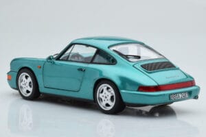 Porsche 911 964 Carrera 2 Wimbledon Зелен Norev 1:18 187329 Метал — снимка 7 от 8
