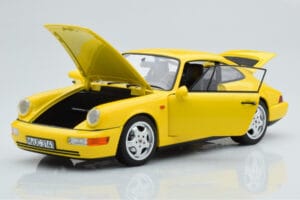 Porsche 911 964 Carrera 2 Жълт Norev 1:18 187328 Метал — снимка 2 от 8