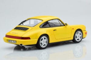 Porsche 911 964 Carrera 2 Жълт Norev 1:18 187328 Метал — снимка 4 от 8