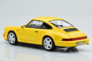Porsche 911 964 Carrera 2 Жълт Norev 1:18 187328 Метал — снимка 7 от 8