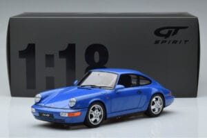 Porsche 911 964 Carrera RS 3.6 Син GT Spirit 1:18 GT887 Смола — снимка 6 от 6