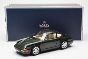 Porsche 911 964 Carrera 4 Зелен Металик Asia Exclusive Norev 1:18 187326 Метал — снимка 8 от 8