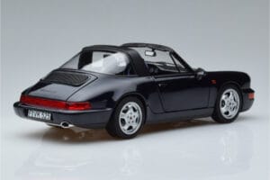 Porsche 911 964 Carrera 4 Targa Синьо Norev 1:18 187340 Метал — снимка 3 от 8