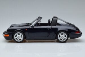 Porsche 911 964 Carrera 4 Targa Синьо Norev 1:18 187340 Метал — снимка 5 от 8
