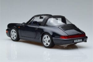 Porsche 911 964 Carrera 4 Targa Синьо Norev 1:18 187340 Метал — снимка 7 от 8
