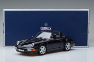 Porsche 911 964 Carrera 4 Targa Синьо Norev 1:18 187340 Метал — снимка 8 от 8