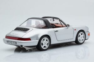 Porsche 911 964 Carrera 4 Targa Polar Сребърен Norev 1:18 187342 Метал — снимка 5 от 9