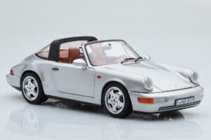 Porsche 911 964 Carrera 4 Targa Polar Сребърен Norev 1:18 187342 Метал — снимка 7 от 9