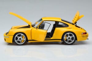 Porsche 911 964 RUF CTR Anniversary Blossom Жълт Almost Real 1:18 880301 Метал — снимка 4 от 8