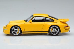 Porsche 911 964 RUF CTR Anniversary Blossom Жълт Almost Real 1:18 880301 Метал — снимка 5 от 8
