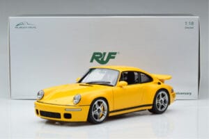 Porsche 911 964 RUF CTR Anniversary Blossom Жълт Almost Real 1:18 880301 Метал — снимка 8 от 8