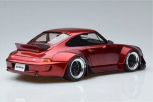 Porsche 911 964 RWB Duck Tail Candy Apple GT Spirit 1:18 GT759 Смола — снимка 2 от 6