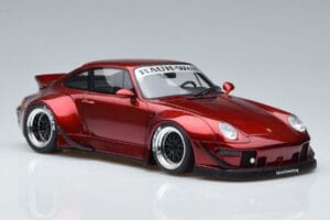 Porsche 911 964 RWB Duck Tail Candy Apple GT Spirit 1:18 GT759 Смола — снимка 4 от 6