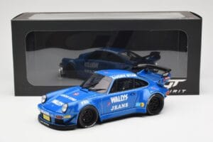 Porsche 911 964 RWB Osho Arrow Син GT Spirit 1:18 GT448 Смола — снимка 6 от 6
