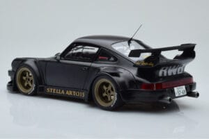 Porsche 911 964 RWB Stella Artois Черен GT Spirit 1:18 GT421 Смола — снимка 5 от 6