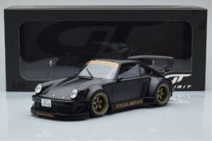 Porsche 911 964 RWB Stella Artois Черен GT Spirit 1:18 GT421 Смола — снимка 6 от 6