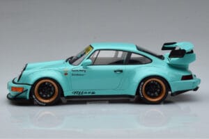 Porsche 911 964 RWB Tiffany Син GT Spirit 1:18 GT875 Смола — снимка 3 от 6