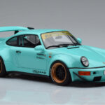 Porsche 911 964 RWB Tiffany Син GT Spirit 1:18 - image 4 of 6