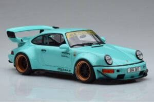 Porsche 911 964 RWB Tiffany Син GT Spirit 1:18 GT875 Смола — снимка 4 от 6
