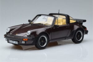 Porsche 911 964 Turbo Targa Кафяво Norev 1:18 187665 Метал