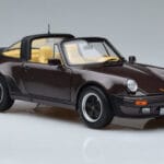 Porsche 911 964 Turbo Targa Кафяво Norev 1:18 187665 Метал - image 6 of 8