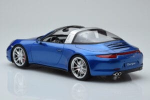 Porsche 911 991 4S Targa Синьо GT Spirit 1:18 GT037 Смола — снимка 4 от 5